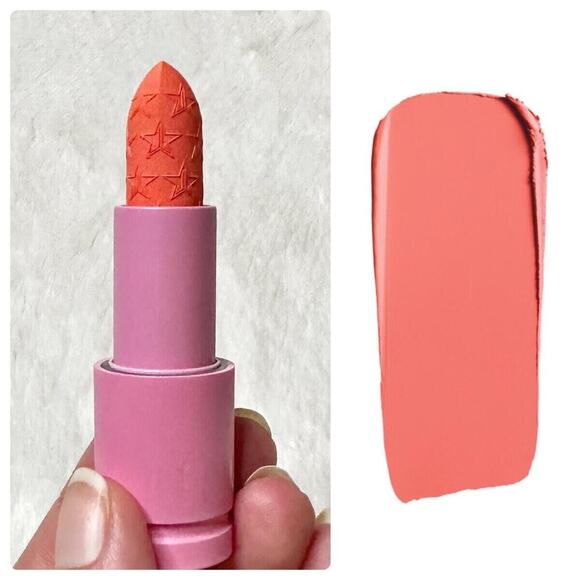 Set Of 3! NIB Jeffree Star Velvet Trap Lipstick Drill Sergeant Orange Prick Diet - Picture 5 of 6